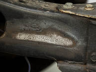 1982 Toyota Land Cruiser FJ40 356859 Beige